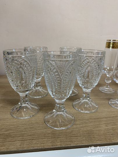 Фужеры Чехия богемия и СССР