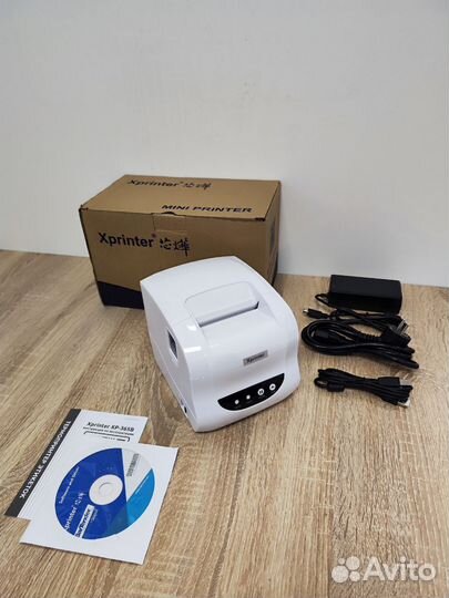 Термопринтер XP-365b Xprinter этикетки