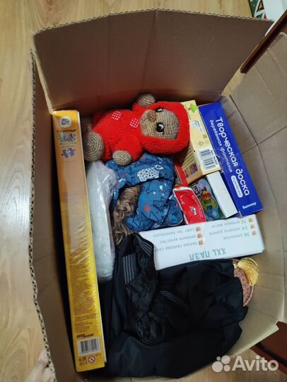 Детские вещи коробкой на доставку