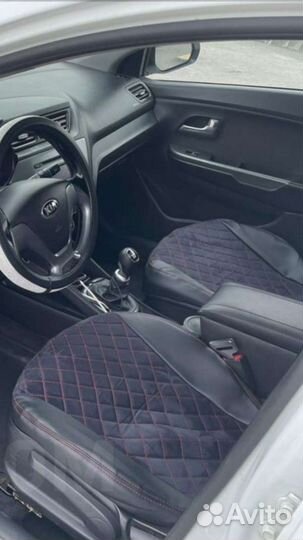 Чехлы эко кожа на Киа Рио 3