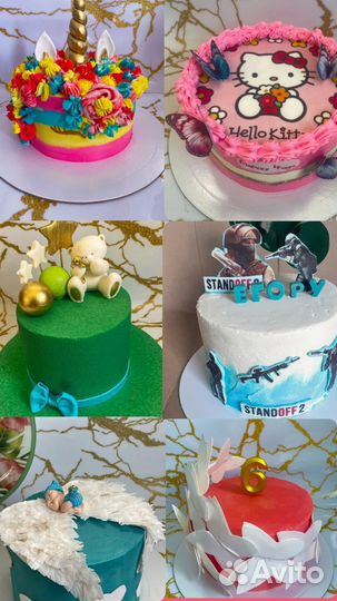 Торты капкейки на заказ