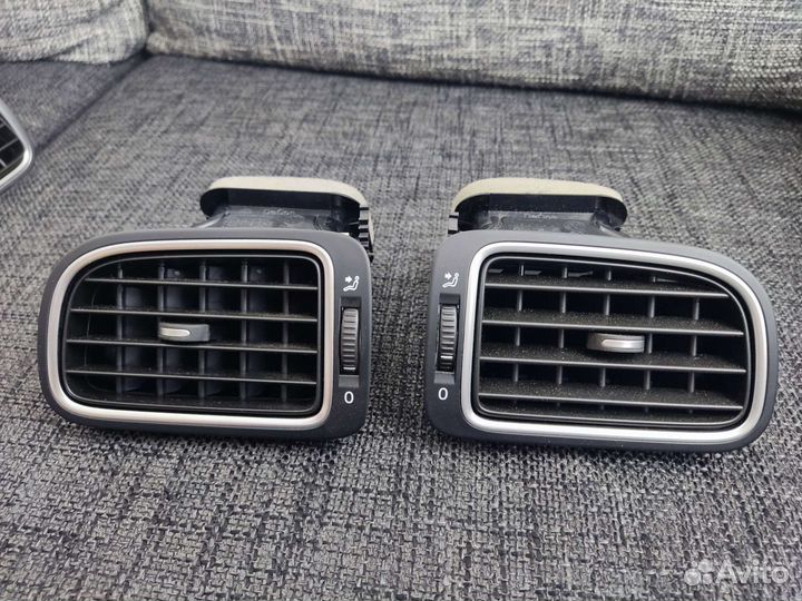 VW Polo 2010-2020). Комплект воздуховодов