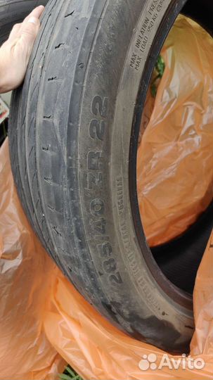 Continental ContiSportContact 5 285/40 R22 и 325/35 R22 110Y