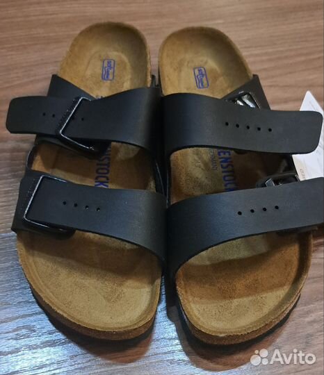 Сандали шлепанцы Birkenstock Arizona soft narrow