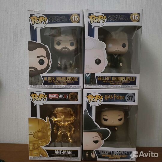 Фигурки funko гарри поттер марвел