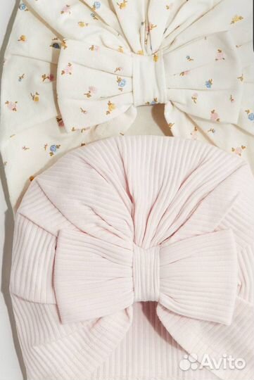 Шапочка для девочки на весну 6 12 12,18 месяцев