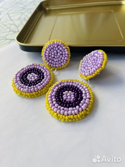 Серьги ручной работы