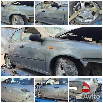 Битый кузов Ваз Лада Калина 2009г седан в разборке