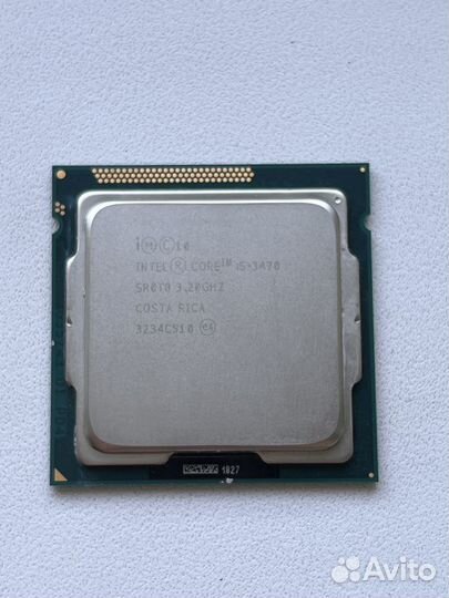 Процессор intel core i5 3470
