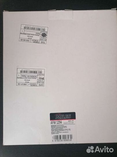 Салонный фильтр miles afw 1294