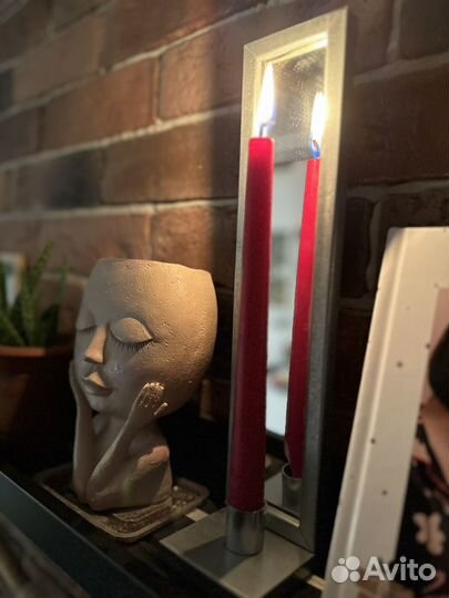 Подсвечник с зеркалом IKEA