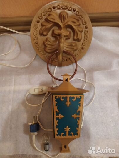 Лампа, светильник, ночник, плафон СССР винтаж