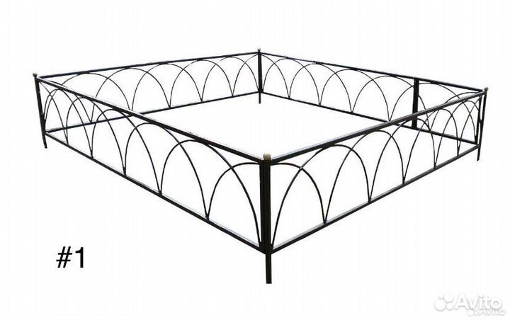 Оградки на кладбище, столы, лавочки на могилу