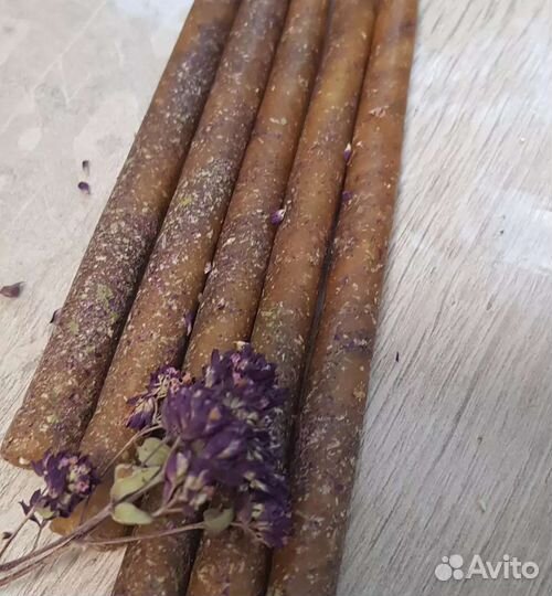 Свечи восковые ручной работы