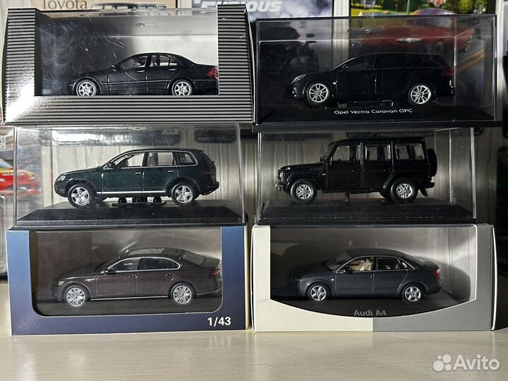 Модели mercedes audi vw 1:43