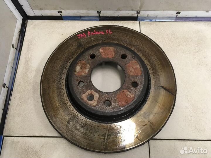 Диск тормозной передний вентилируемый Captiva (C10