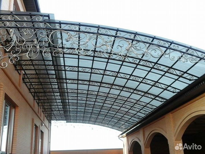 Навесы из поликарбонат