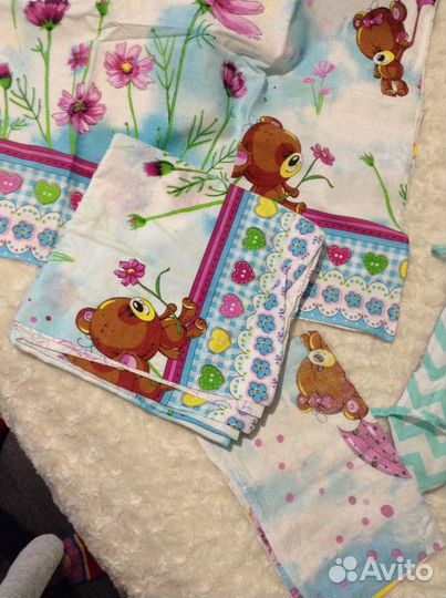 Постельное детское с мишками унисекс