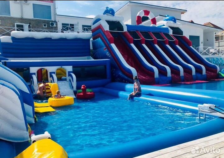 Надувной аквапарк