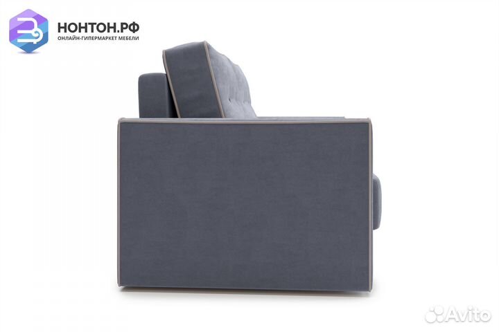 Диван еврокнижка Леон темно-серый