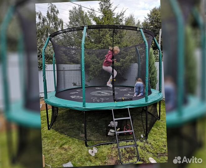 Батут с сеткой