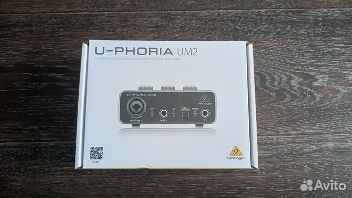 Аудиоинтерфейс Behringer UM2 (новая)