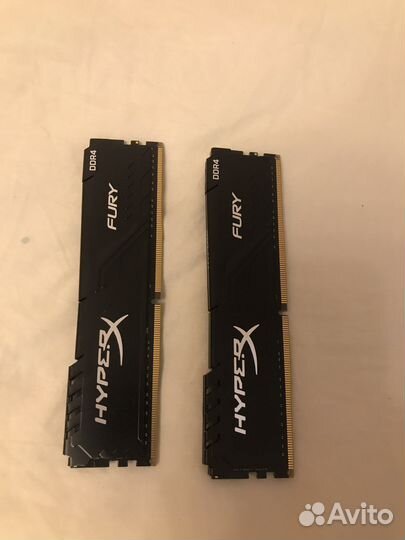 Оперативная память HyperX Fury 16 гб (8x2) DDR4