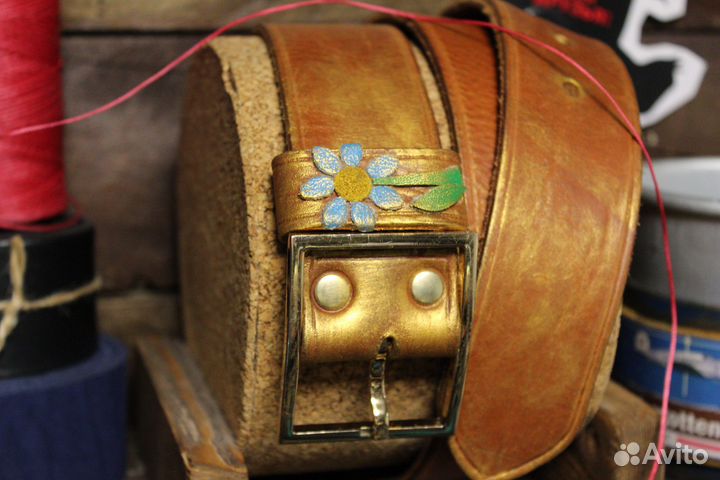 Ремень женский натуральная кожа