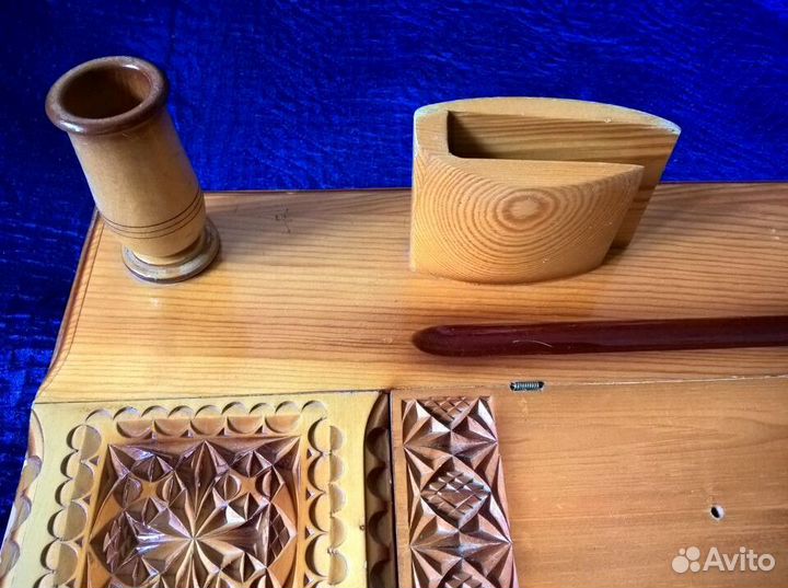 Настольный пинал из дерева ручная работа лакирован