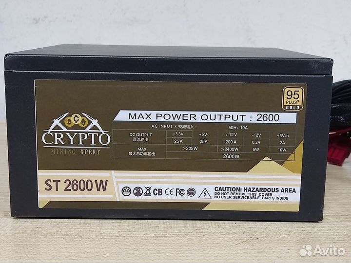 Блок питания 2600w Crypto Mining Xpert ST2600