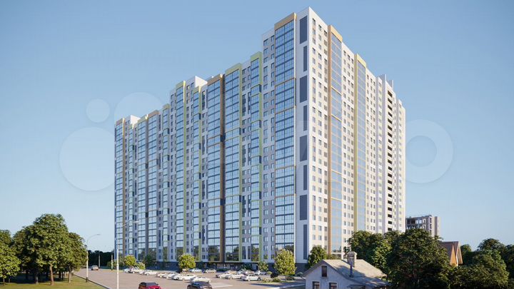 2-к. квартира, 45,5 м², 16/24 эт.