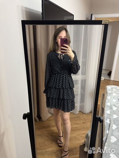 Платье в горошек