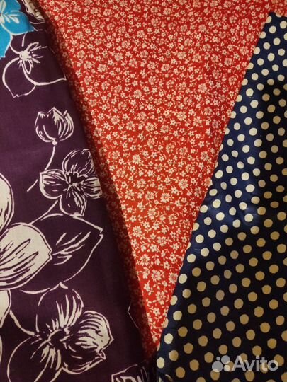 Отрез ткани хлопок СССР