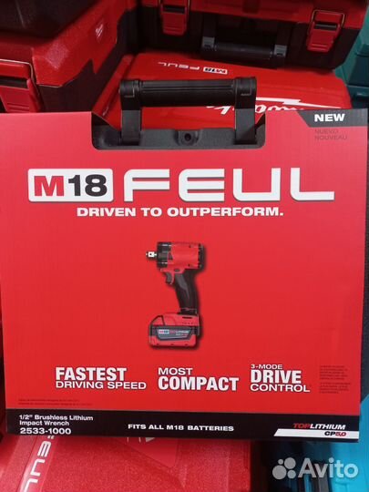 Гайковерт аккумуляторный milwaukee