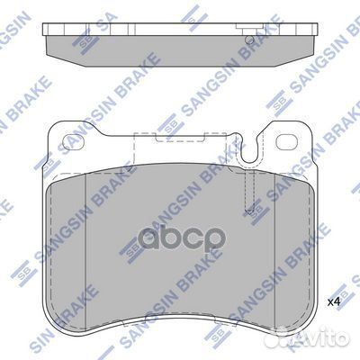 Колодки торм.дисковые Hi-Q benz SLK (R171) 04