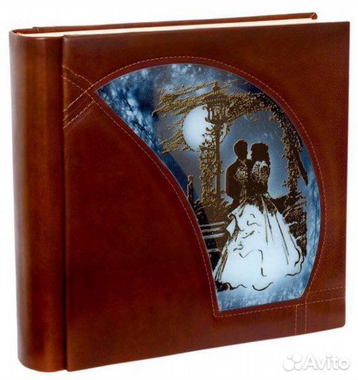Фотоальбом новый в кожаном кейсе