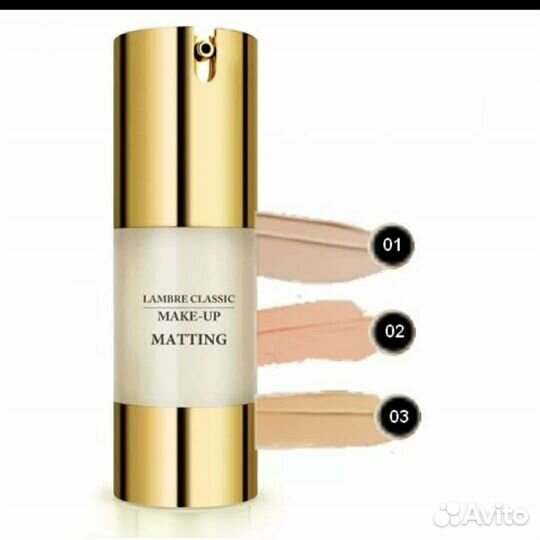 Крем тональный матирующий lambre