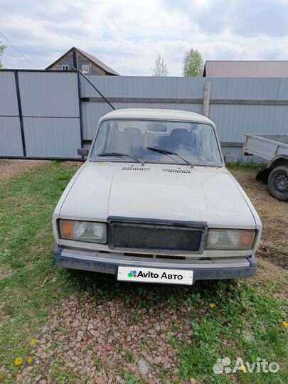 ВАЗ 2107 1.6 МТ, 2011, битый, 25 700 км