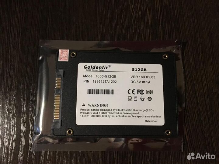 SSD диск 512Gb 2.5