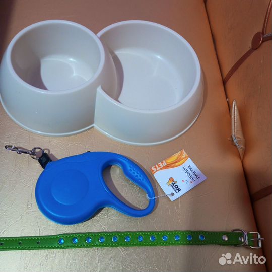 Поводок для собак кожаный