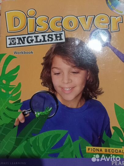 Книжка и рабочая тетрадь с диском discover english
