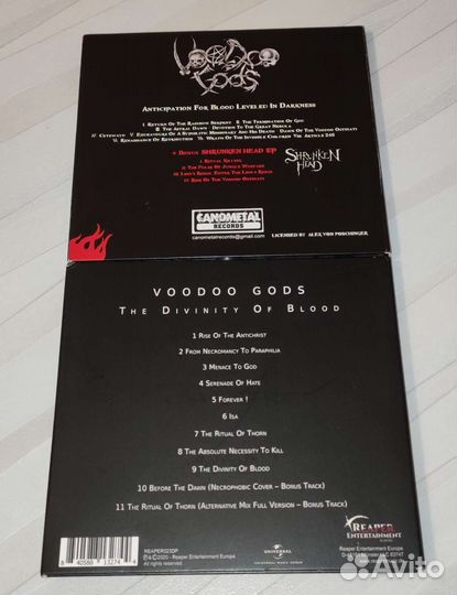 Voodoo Gods - digiCD