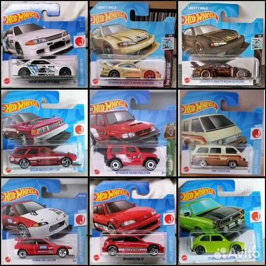 Hot Wheels Chevy, Audi, Ford