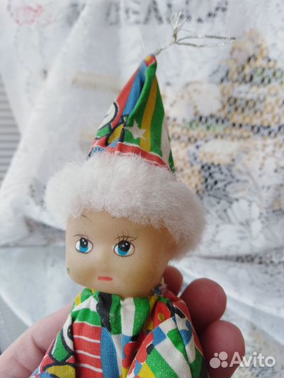 Игрушка Гномик Винил/Текстиль Югославия СССР