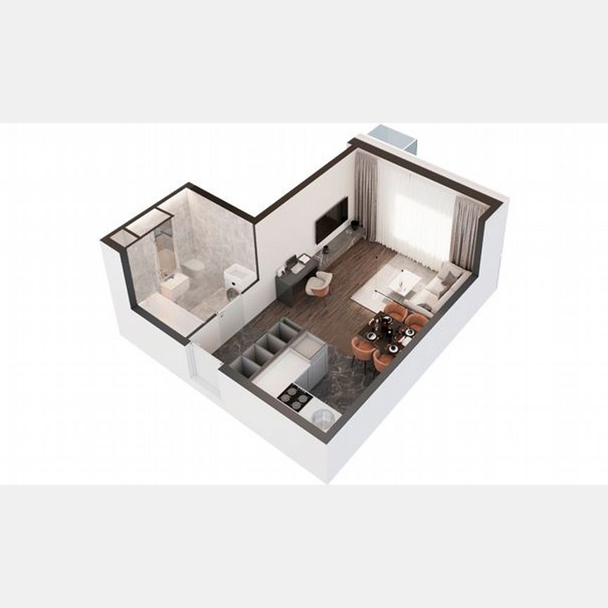 Апартаменты-студия, 28,5 м², 13/30 эт.