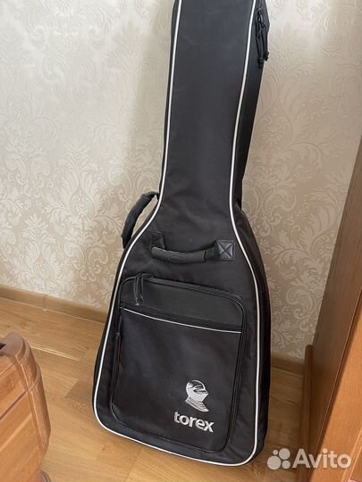 Акустическая гитара yamaha c40 black и чехол