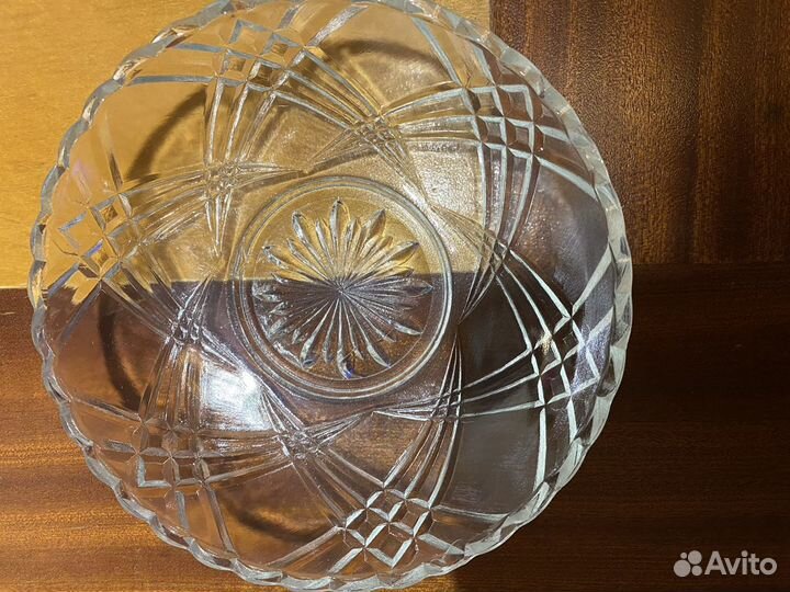 Конфетница Старинное стекло