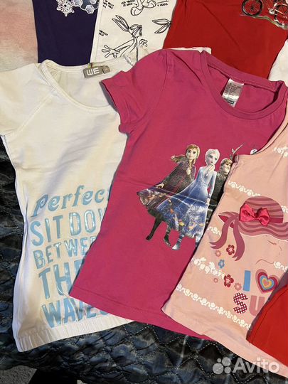 Большой пакет одежды для девочки