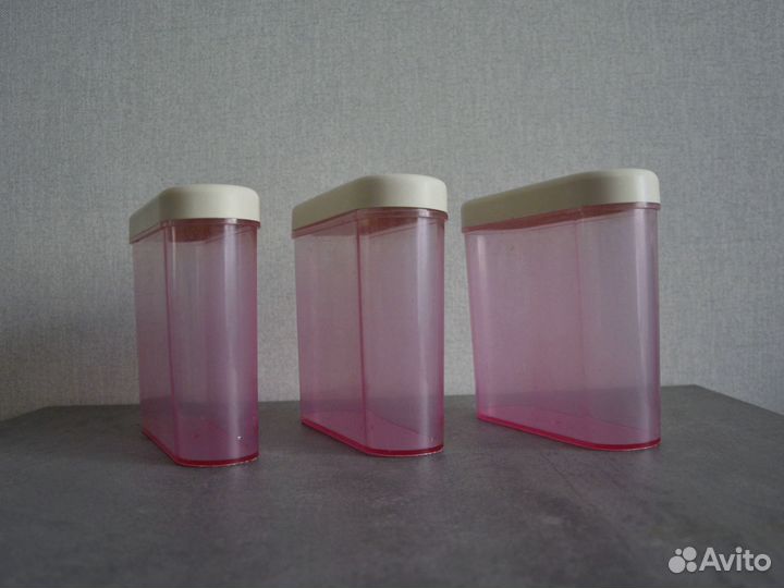 Банки для сыпучих продуктов. Набор из 3 штук
