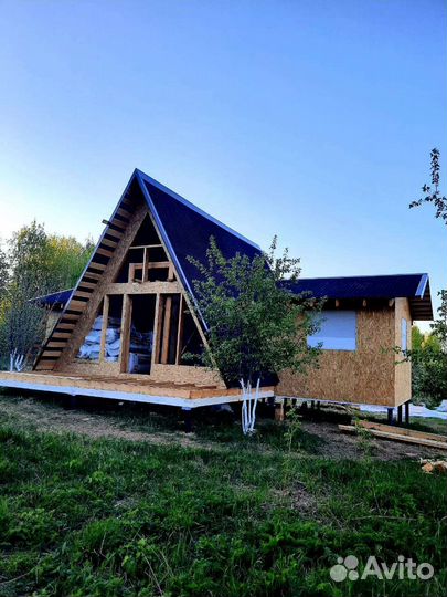 Проект дома шалаш на 72 кв. М